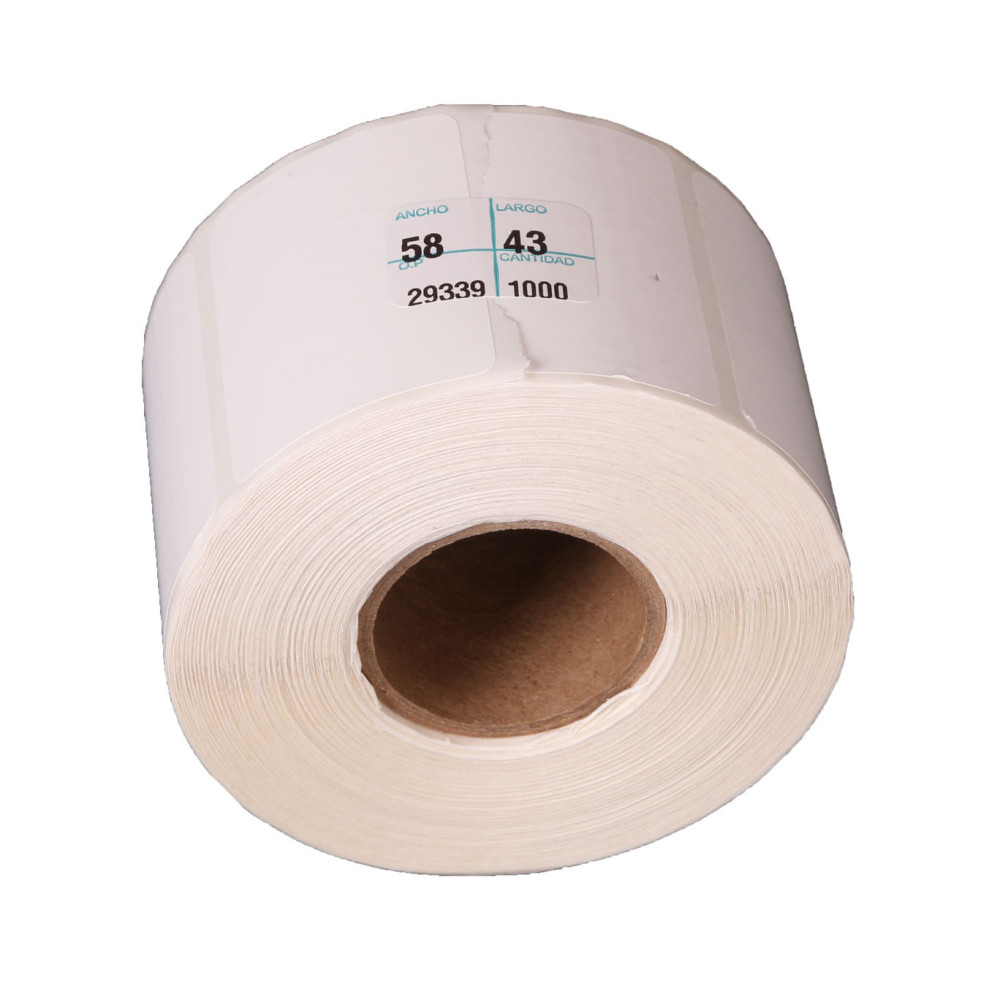 30 millares de etiqueta de 58 mm x 43 mm ( 2.3 x 1.7 In) TT Transferencia Térmica