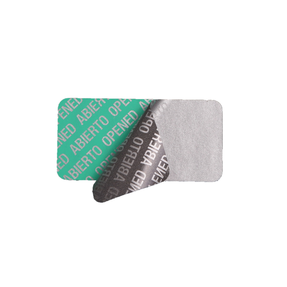 10 Millares de etiquetas de seguridad de 51 mm x 25 mm (2x1 In)