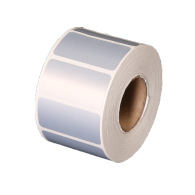 10 millares de etiquetas de 51 mm x 25 mm (2x1 In) de Poliester color Plata