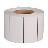 5 Rollos de 6,000 etiquetas de etiquetas de Nylon de 33 mm x 56 mm 3 al paso en Centro de 3 In.