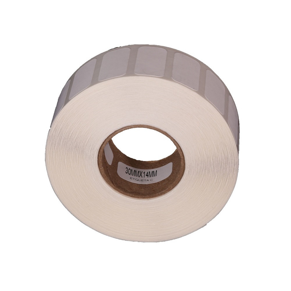 70 rollos de 2000 etiquetas de 30 mm x 14 mm, 1 al paso con Centro de 1.5 In. De Transferencia Térmica TT