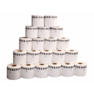 100 Rollos para Impresora QL Brother de 62 mm ancho