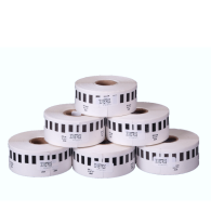 50 Rollos para impresoras QL Brother de 29 mm de ancho