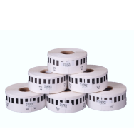 50 Rollos para impresoras QL Brother de 29 mm de ancho