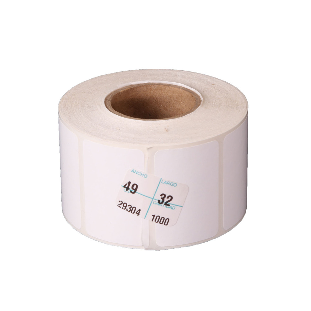 40 millares de etiquetas de 49 mm x 32 mm (4.9 cm x 3.2 cm) de Transferencia Térmica TT