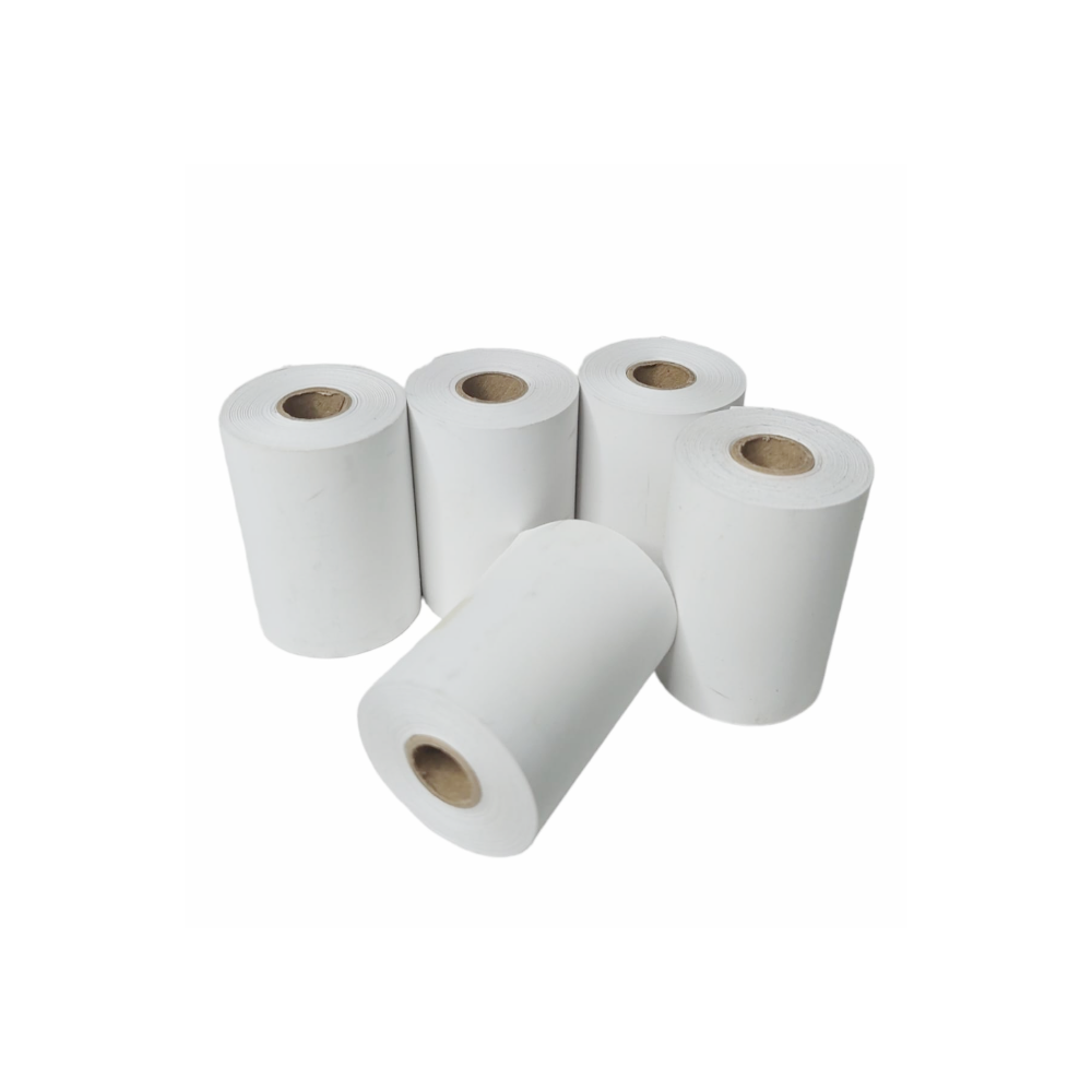 Caja con 100 rollos térmicos de 57x37