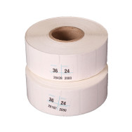 rollos de etiqueta de 36 mm x 24 mm (3.6 x 2.4 In) TD Térmico Directo