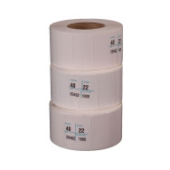50 rollos de etiqueta de 40 mm x 22 mm (4.0 x 2.2 In) TD Térmico Directo de 1 in"