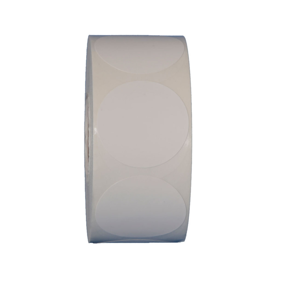 30 rollos de etiqueta circulares de 40 mm x 40 mm (4.0 x 4.4 In) TD Térmico Directo
