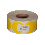 30 rollos de etiqueta de 40 mm x 40 mm (4.0 x 4.4 In) TD Térmico Directo