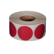 30 rollos de etiqueta Circular de 40 mm x 40 mm (4.0 x 4.4 In) TD Térmico Directo
