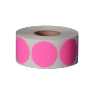 30 rollos de etiqueta Circular de 40 mm x 40 mm (4.0 x 4.4 In) TD Térmico Directo