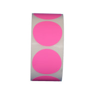 30 rollos de etiqueta Circular de 40 mm x 40 mm (4.0 x 4.4 In) TD Térmico Directo