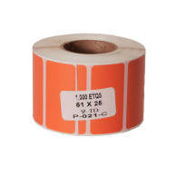40 rollos de etiqueta de 51 mm x 25 mm (5.1 x 2.5 In) TD Térmico Directo