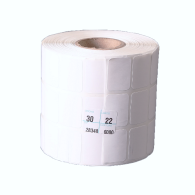 10 Rollos de 9,000 etiquetas de 30 mm x 22 mm, 3 al paso con Centro de 3 In. De Transferencia Térmica TT