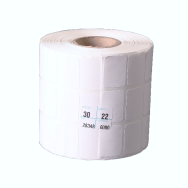 10 Rollos de 9,000 etiquetas de 30 mm x 22 mm, 3 al paso con Centro de 3 In. De Transferencia Térmica TT