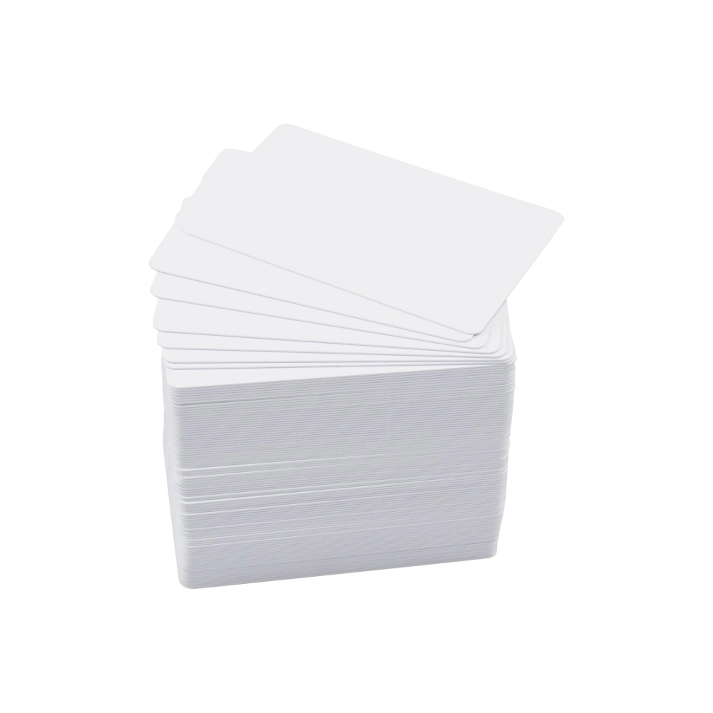 1000 piezas de tarjetas PVC de 30 milésimas Marca Evolis PVCB30M