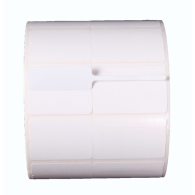 20 millares de etiquetas cola de rata de 63 mm x 22 mm de Polipropileno BOPP