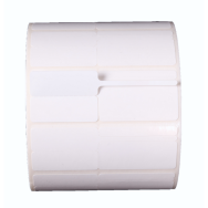 20 millares de etiquetas cola de rata de 63 mm x 22 mm de Polipropileno BOPP