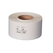 40 millares de etiqueta de 45 mm x 35 mm ( 1.8 x 1.4 In) TD Termico Directo